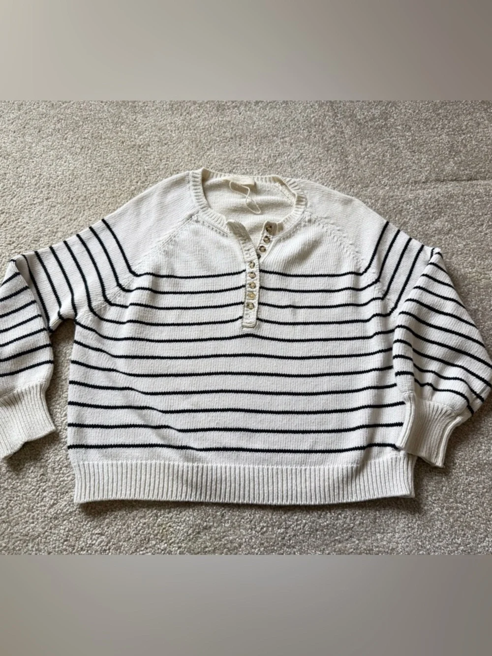 sezane LÉONTINE JUMPER with spot stains size S - Picture 9 of 9